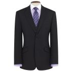 Tailored Fit Aldwych Black Washable Suit - Waistcoat Optional