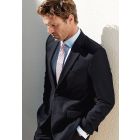 Regular Fit Dawlish Navy Herringbone Wool Suit