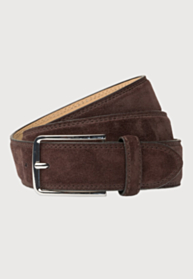 Brown Suede Belt