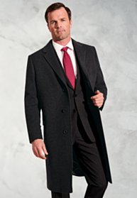 Bond Grey Wool Cashmere Overcoat