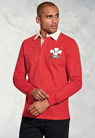 Wales Heritage Pure Cotton Rugby Shirt