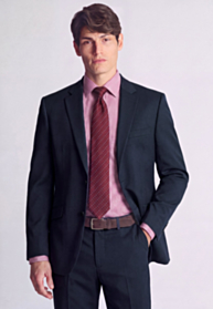 Tailored Fit Zeus Navy Washable Suit
