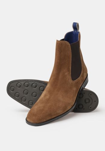 Tan Suede Chelsea Boot