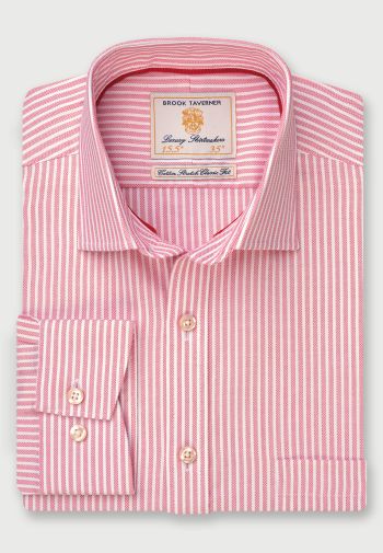 Pink Stripe Cotton Shirt