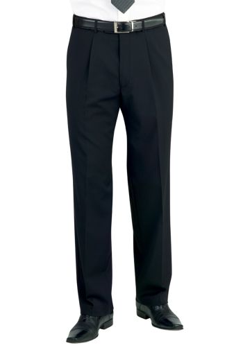 Regular Fit Imola Black Suit Trousers