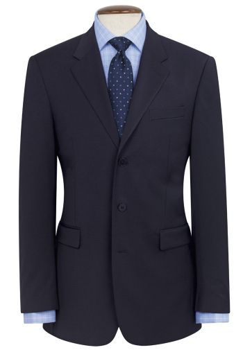 Regular Fit Navy Imola Three Button Crease Resistant Suit