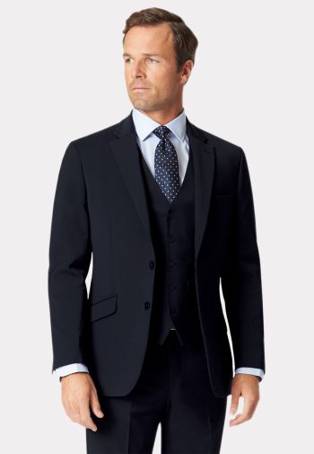 Tailored Fit Avalino Navy Suit Jacket