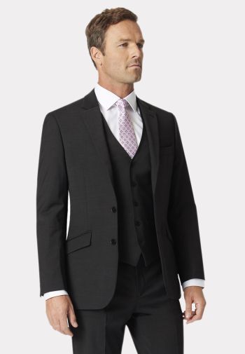 Tailored Fit Avalino Charcoal Suit Jacket