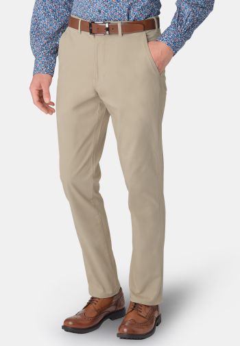 Regular and Tailored Fit Ben Stone Non-Iron Cotton Stretch Chino