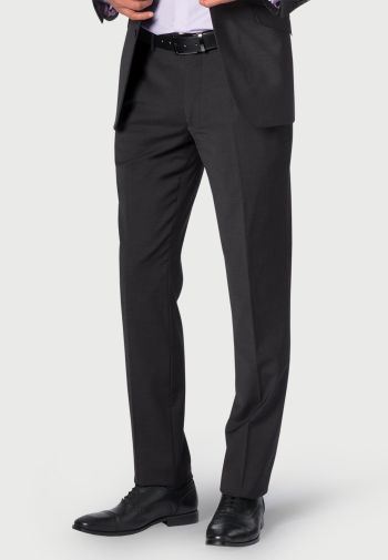 Tailored Fit Cassino Charcoal Washable Suit Trousers