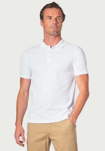 Columbia White Polo Shirt