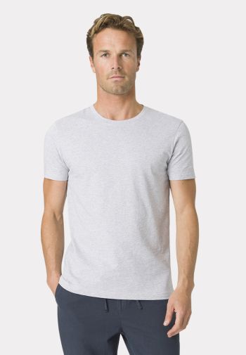 Dean Pure Cotton Light Grey T-Shirt
