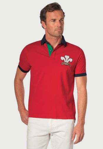 Dexter Pure Cotton Wales Pique Polo Shirt