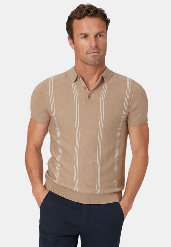 Duke Sand Merino Wool Polo Shirt