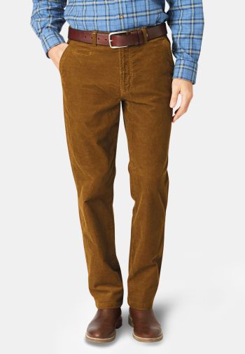 Tailored Fit Finningley Amber Corduroy Trouser