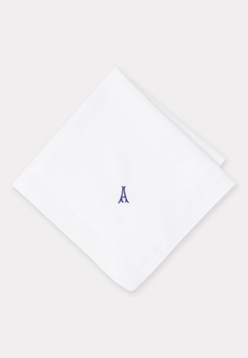 Pure Cotton Initial A Hankies x 3