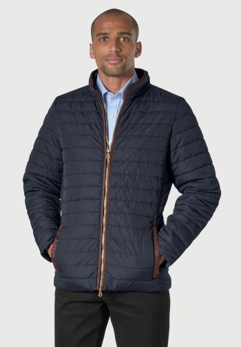 Orlando Navy Quilted Puffer Jacket