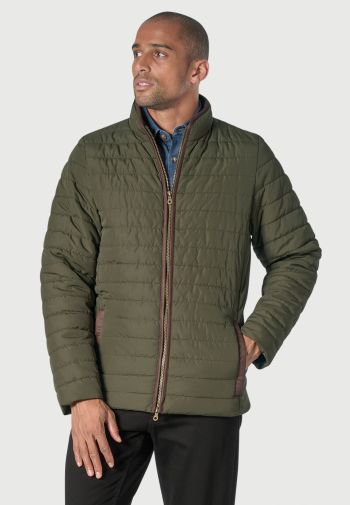 Orlando Olive Quilted Puffer Jacket