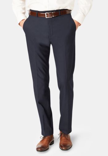 Tailored Fit Phoenix Navy Suit Trousers