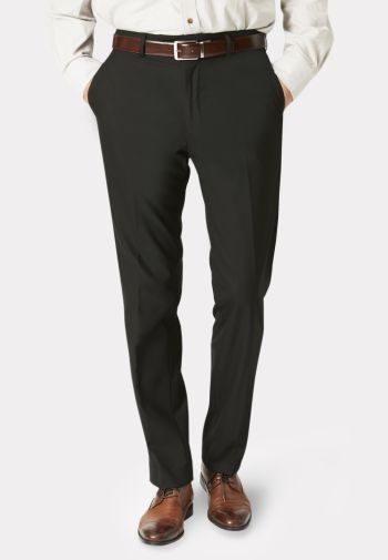 Tailored Fit Phoenix Black Suit Trousers
