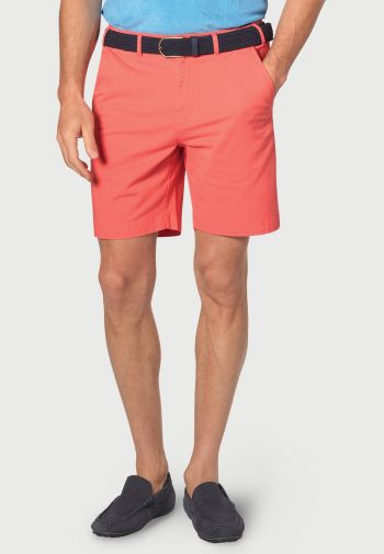 Ribblesdale Stretch Cotton Coral Shorts