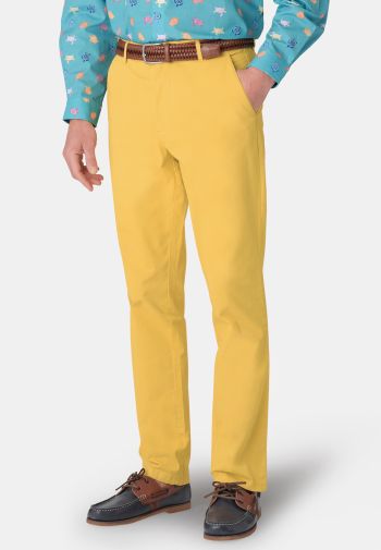 Tailored Fit Ribblesdale Corn Cotton Stretch Chino