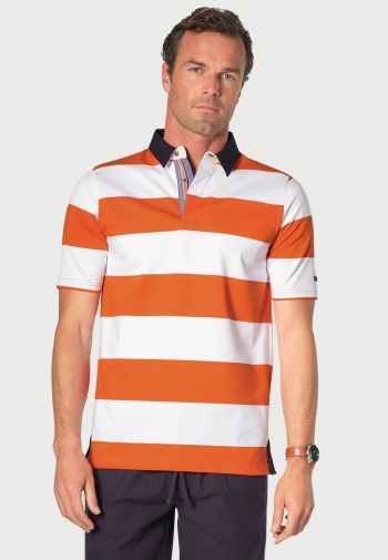 Sale Pure Cotton Burnt Orange Rugby Shirt