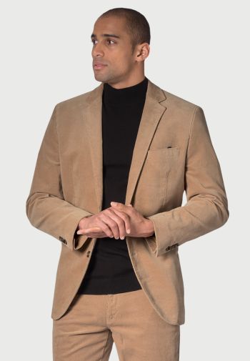 Tailored Fit Shakespeare Sand Corduroy Suit
