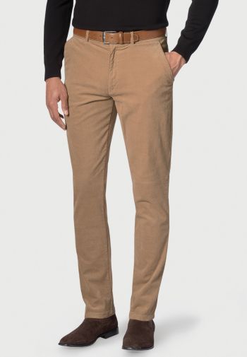 Tailored Fit Shakespeare Sand Corduroy Trouser