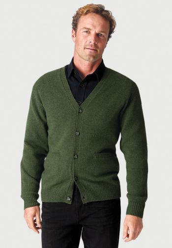 Tatham Forest Lambswool Button Through Cardigan