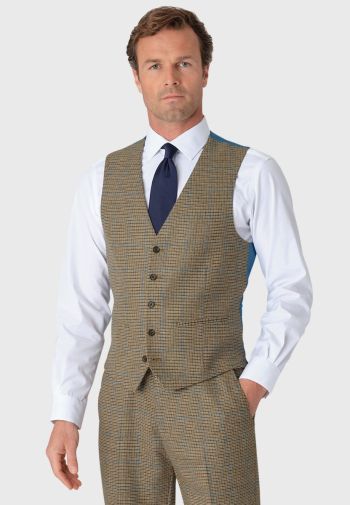 Tailored Fit Woolf Pure New Wool Waistcoat