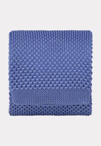 Sky Blue Knitted Tie