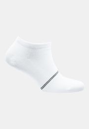 Cotton Rich White Shoe Liner Sock Pack of 3s