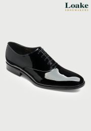 Loake 205 Black Patent Leather Dress Shoes