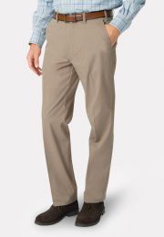 Regular and Tailored Fit Ashdown Sand Cotton Stretch Chinos