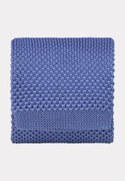 Sky Blue Knitted Tie