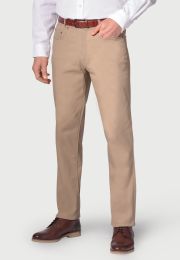 Tailored Fit Brunswick Sand Cotton Stretch Chinos Jean