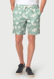 Connors Cotton Rich Seagrass Floral Shorts