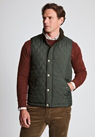 Pidcock Khaki Quilted Water Repellent Gilet