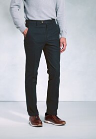 Regular Fit Kerswell Navy Cotton Moleskin Trousers