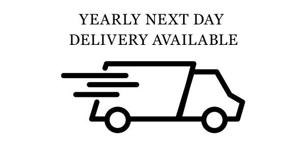 Yearly Next Day Delivery Available